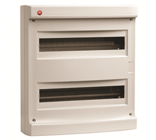 Щиток настенный без двери 36модулей IP40, серый с клеммным блоком в комплекте 2х87512  83936  DKC