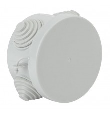 Коробка распределительная о/у 65х40мм с гермовводами 4 вх. IP54 KOR-65-40-4g  Б0037446  ЭРА