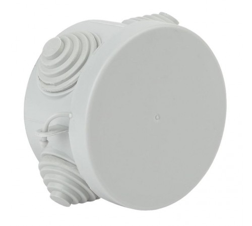 Коробка распределительная о/у 65х40мм с гермовводами 4 вх. IP54 KOR-65-40-4g  Б0037446  ЭРА