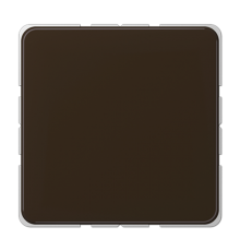 Крышка без отверстий с несущим каркасом для произвольных вырезов; коричневая  CD594-0BR  Jung