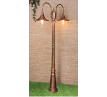 Светильник садово-парковый GL 1020F/2 Saga F/2 черное золото  a039867  Elektrostandard