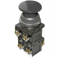 КЕ-192 У2 исп.4, черный, 1з+3р, гриб без фиксации, IP54, 10А ,660В, выключатель кнопочный (ЭТ)  ET529332  Электротехник
