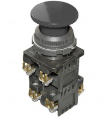 КЕ-192 У2 исп.9, черный, 3р, гриб без фиксации, IP54, 10А ,660В, выключатель кнопочный (ЭТ)  ET529340  Электротехник
