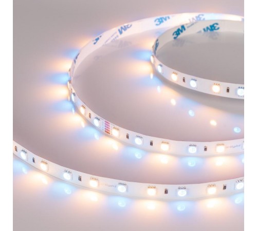 Лента светодиодная RT-B60-10mm 24V RGBW-Warm (14.4 W/m, IP20, 5060, 5m) (arlight, Открытый)  018327(2)  Arlight