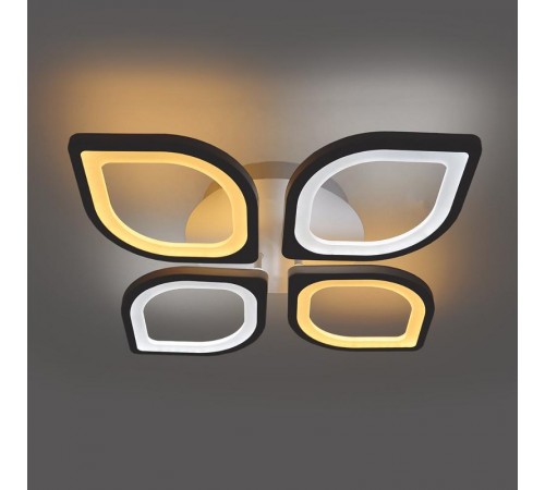 Светильник светодиодный управляемый с пультом 86W, Max. 5000Lum, 3000К-6500K, IP20, белый AL5950 Leaf  41672  FERON