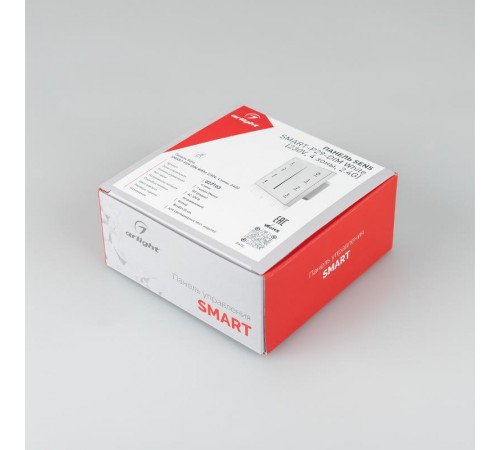 Панель Sens SMART-P29-DIM White (230V, 4 зоны, 2.4G)  027103  Arlight