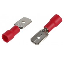 Разъем плоский ЭРА NO-225-38 РпИп 1.25-6-0.8 изолированный "вилка" (упаковка 10 штук)   Б0063362  ЭРА