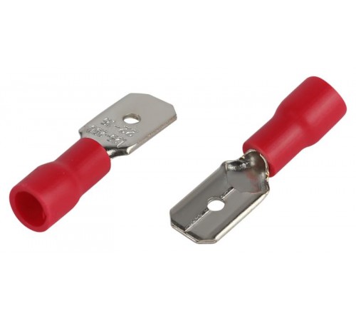 Разъем плоский ЭРА NO-225-38 РпИп 1.25-6-0.8 изолированный "вилка" (упаковка 10 штук)   Б0063362  ЭРА