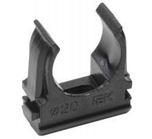 Держатель с защёлкой CF20  черный (10 шт/комп)  CTA10D-CF20-K02-010  IEK