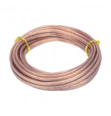 Кабель акустический 2х0,75 мм прозрачный BLUELINE (м. бухта 5 м)  01-6204-3-05  REXANT