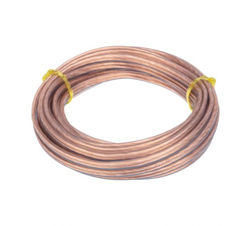 Кабель акустический 2х0,75 мм прозрачный BLUELINE (м. бухта 5 м)  01-6204-3-05  REXANT