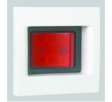 Simon Connect Выключатель двухполюсный с подсветкой, 16А, K45, белый  KL04-9  Simon