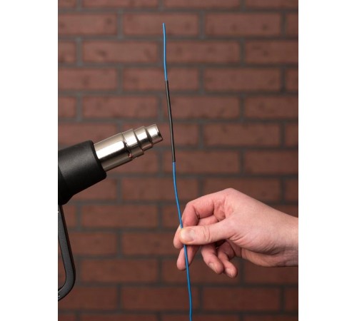 Термоусаживаемая трубка ТУТк с клеевым слоем нг 3/1 черная в отрезках по 1м EKF PROxima  tut-k3-b  EKF