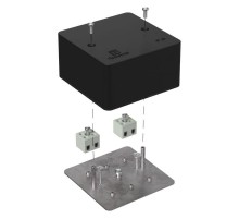 Коробка огнестойкая для кабель-канала 40-0460-FR2.5-4 Е15-Е120 RAL9005 85х85х45 (44 шт/кор) черная  40-0460-9005-FR2.5-4  Промрукав