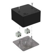 Коробка огнестойкая для кабель-канала 40-0460-FR2.5-4 Е15-Е120 RAL9005 85х85х45 (44 шт/кор) черная  40-0460-9005-FR2.5-4  Промрукав