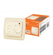 Термостат для теплых полов ТТП 16А 250В с датчиком 3м "Онега" сл. кость  SQ1805-0061  TDM