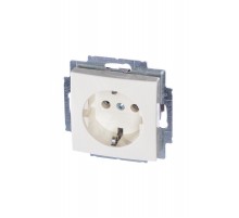 ABB Basic 55 Сл. кость Розетка с/з  2011-0-3857   2CKA002011A3857  ABB