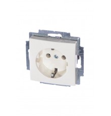 ABB Basic 55 Сл. кость Розетка с/з  2011-0-3857   2CKA002011A3857  ABB