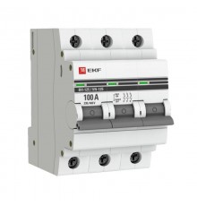 Выключатель нагрузки модульный ВН-125, 3P 100А EKF PROxima  SL125-3-100-pro  EKF (замена - S1253100)