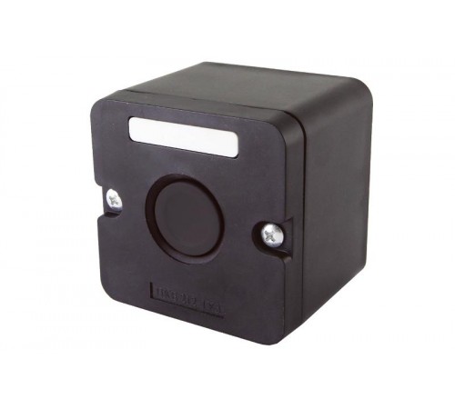 Пост кнопочный ПКЕ 222-1 черный IP54   SQ0742-0020  TDM
