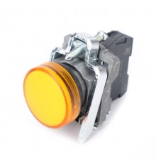 Сигнальная лампа в сборе модульная 22 мм желтая 24В DC  SB4BVB5  SE