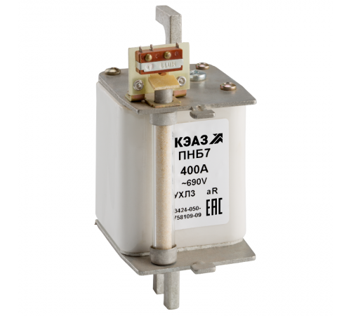 Предохранитель ПНБ7-690/400-3-400А-УХЛ3  110988  КЭАЗ