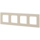 Рамка для розеток и выключателей  Серия 12 12-5204-02 на 4 поста, Классик, слоновая кость  Б0067749  ЭРА