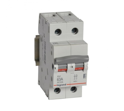 RX3 Выключатель-разъединитель  63А 2П   419408  Legrand