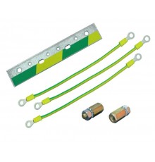 Комплект заземления WZ-7240-A0-00-000 для шкафов Z-BOX (шина заземления, кабеля заземления двери и боковых стенок, элементы крепежа)  360517  Zpas