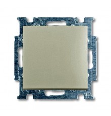 ABB Basic 55 Шампань Выключатель кнопочный 1-клавишный, НО контакт  1413-0-1091   2CKA001413A1091  ABB
