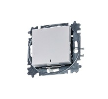 ABB Levit Жемчуг / ледяной Переключатель 1-кл. с подсветкой ориентационная  3559H-A06446 68W  2CHH590646A6068  ABB