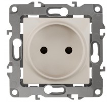 Розетка 12-2105-02 2P, 16АХ-250В,  слоновая кость  Б0018255  ЭРА