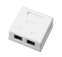 Комбинированная розетка RJ-45(8P-8C) + RJ-11(6P-4C), внешняя  03-0120  REXANT