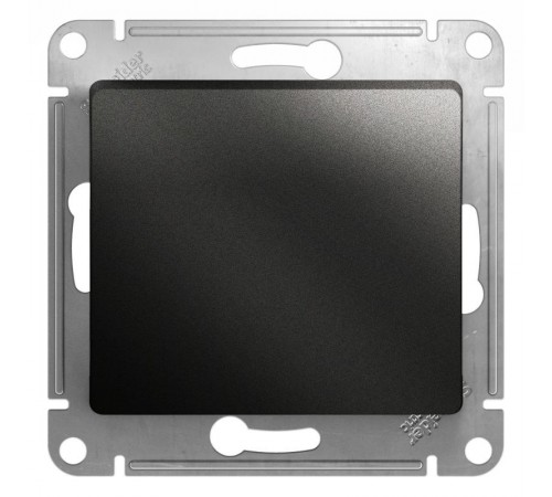 Glossa Антрацит Выключатель 1-клавишный сх.1, 10AX  GSL000711  SE