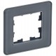 BRITE Рамка 1-ая РУ-1-2-Бр стекло графит RE  BR-M12-G-41-K53  IEK