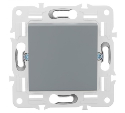 SKANDY Выключатель 1-клавишный перекрестный 10А SK-V03Gr серый   SK-V13-0-10-K03  IEK