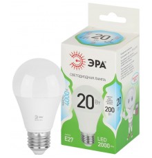 Лампа светодиодная  GREEN LINE LED A60-20W-840-E27 GL E27 20 Вт груша яркий белый свет  Б0067116  ЭРА