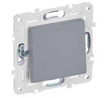 SKANDY Выключатель 1-клавишный перекрестный 10А SK-V03Gr серый   SK-V13-0-10-K03  IEK