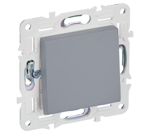 SKANDY Выключатель 1-клавишный перекрестный 10А SK-V03Gr серый   SK-V13-0-10-K03  IEK