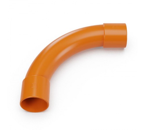 Соединитель угловой оранжевый d32 мм (15шт/135шт уп/кор)  PR13.1185  Промрукав