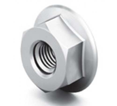 Гайка М8 DIN 6923 со стопорным буртиком, класс прочности 8, термодиффузия, 567809  ГМСБ-8.8-DIN-Т   Ostec