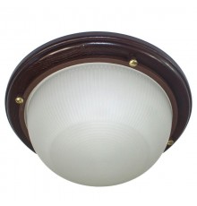 Светильник "Самарканд" 1101 Круг большой НПП 03-100-009 IP65 матовый/корпус дер. венге  1005500962  Элетех