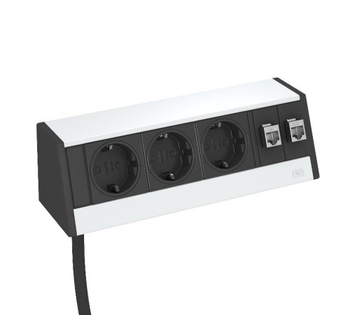 Укомплектованный настольный бокс DB (алюминий,серебристый) (DB-0B3 D3S2K)  6116945  OBO Bettermann