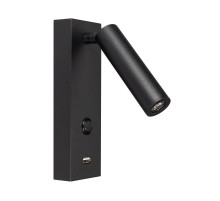 Светильник SP-BED-CHARGE-S60x125-3W Warm3000 (BK, 20 deg, 230V)  029629   Аrlight