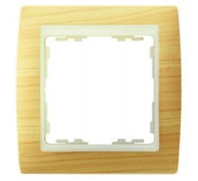 Simon 82 Рамка декоративная, 4 поста, S82, сосна-слоновая кость  82745-69  Simon