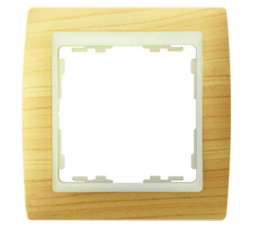 Simon 82 Рамка декоративная, 4 поста, S82, сосна-слоновая кость  82745-69  Simon