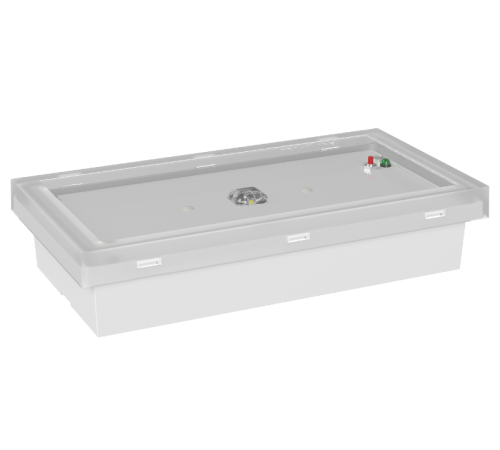 Указатель аварийный светодиодный BS-VOLNA-83-L2-INEXI2 2,6Вт 3ч IP44 непостоянный накладной встраиваемый  a15849 Белый свет