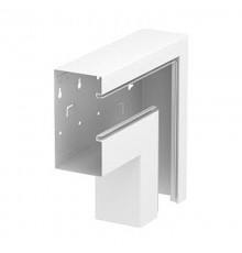 Плоский угол кабельного канала Rapid 80 90x170 мм (сталь,светло-серый) (GS-AFF90170LGR)  6277932  OBO Bettermann