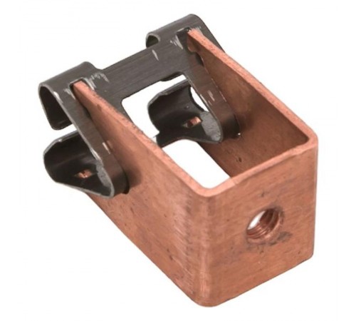 Держатель токоотвода металлический 35мм, L=20мм, Ni/Сu EKF PROxima   lp-d2115-20-cu   EKF