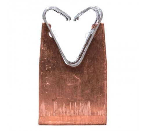 Держатель токоотвода металлический 35мм, L=20мм, Ni/Сu EKF PROxima   lp-d2115-20-cu   EKF